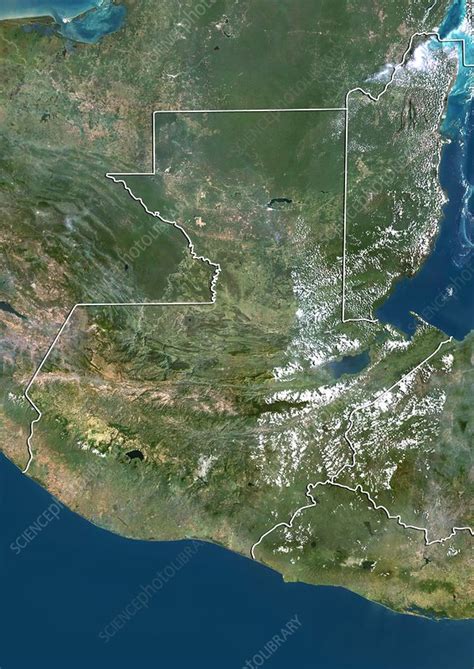 Guatemala Satellite Image Stock Image C0125299 Science Photo