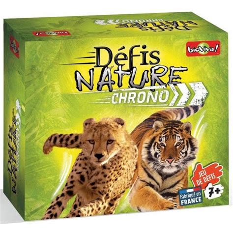 Défis Nature Chrono Jeu De Société Bioviva Editions Bcd Jeux