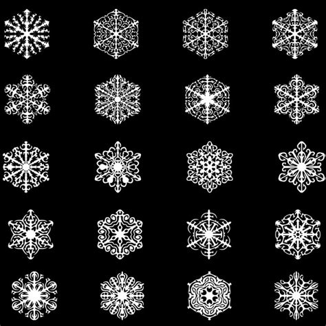 White Snowflakes Set Free Stock Photo Public Domain Pictures