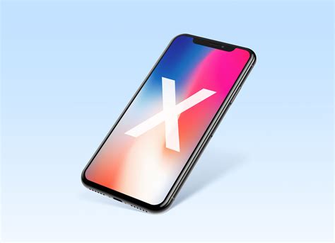 Create your perfect showcase with free iphone mockups: Free Perspective View of Apple iPhone X PSD & Sketch ...