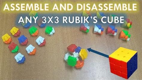 How To Assemble A 3x3 Rubiks Cube Disassemble 3x3 How To Take