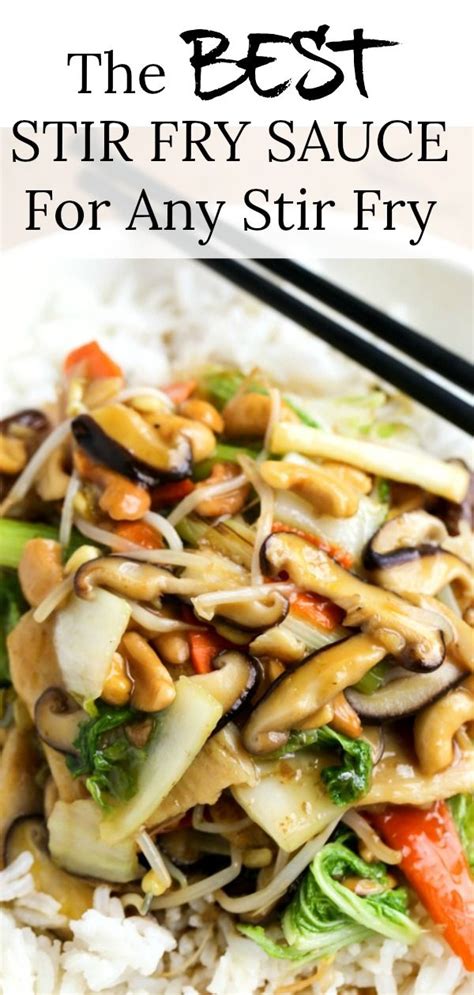 Stir fried dishes are highly flexible and can be altered by using whatever ingredients you have at home. The BEST Ginger Soy Stir Fry Sauce for ANY Stir Fry Recipe ...