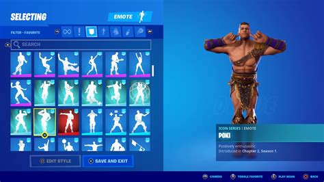 Menace Skin Showcase With All Fortnite Dances And Emotes Youtube