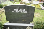 Grab von Ode Odens (08.06.1939-27.07.2003), Friedhof Suurhusen
