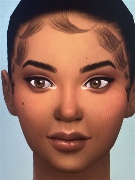 Sims 4 Edges In 2020 Baby Hairstyles Sims 4 Sims 4 Cc Eyes