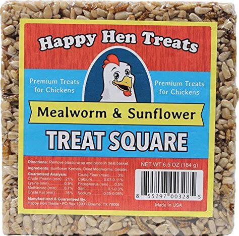 Happy Hen Treats Treat For Pets Mealworm And Sunflower 65 Ounce