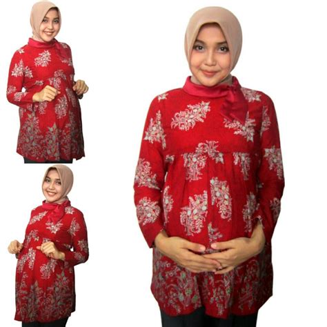 Tidak hanya sebatas itu saja. Baju Kerja Hamil dan Menyusui| Batik Hamil | Blouse Jumbo ...