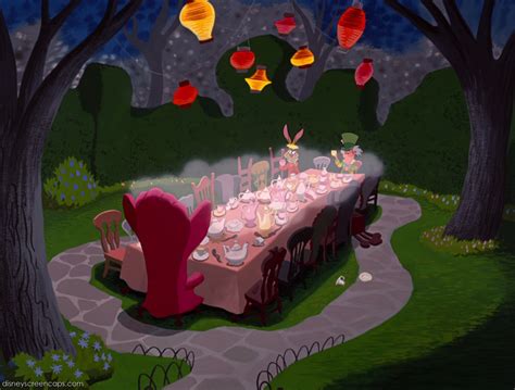 Empty Backdrop From Alice In Wonderland Disney Crossover Image