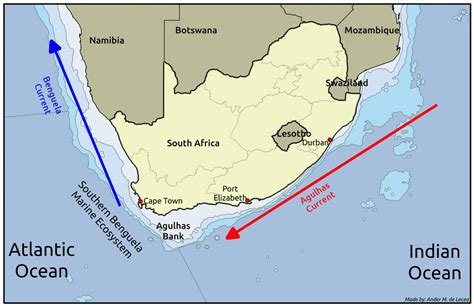 Forces responsible for ocean currents. Benguela upwelling - Seaview network