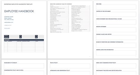 An employee handbook is a compilation of the policies, procedures, working conditions practical sample draft. Microsoft Word Handbook Template Database