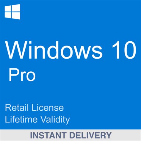 Windows 10 Pro Retail Key Lifetime For Rs209