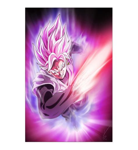 Goku Black Rose Poster Goku Rose Wallpaper Iphone