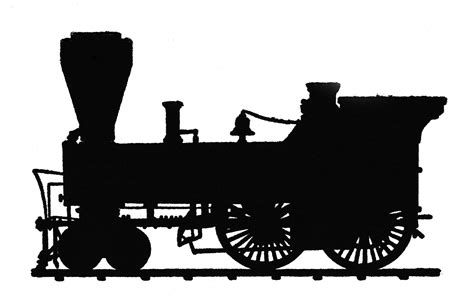 Steam Train Silhouette