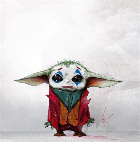 Baby Yoda As The Joker Rbabyyoda