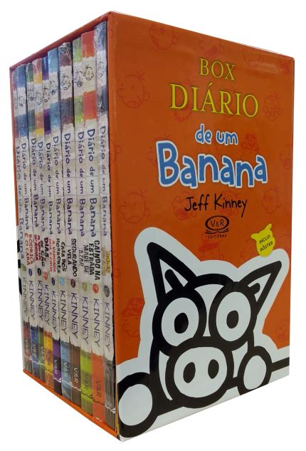 Box - Diário De Um Banana - 10 Volumes | Diario de um banana, Banana, Livros box