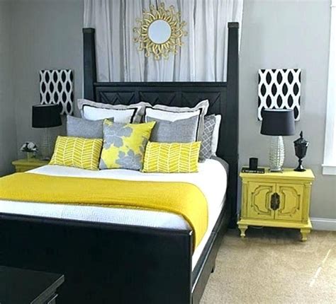 Bedroom Ideas Yellow And Grey