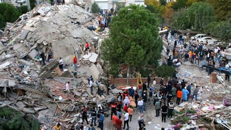 Depremden sonra hasar tespit çalışmaları başladı. Deprem Son Dakika Izmir - Son dakika! İzmir'de deprem oldu ...