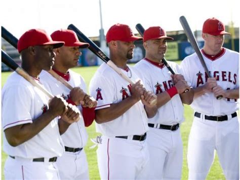 Angels Behind The Scenes At Photo Day Albert Pujols Spring Training