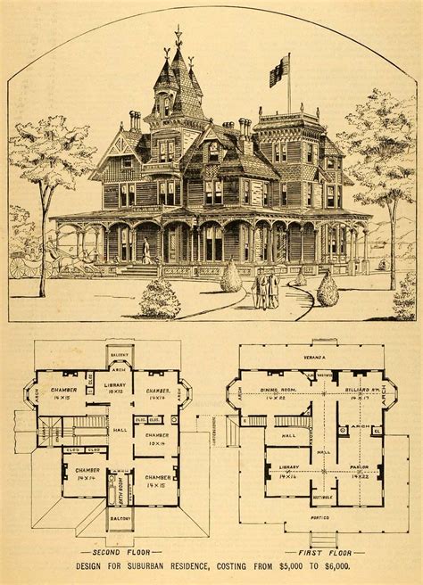 Gothic Victorian Mansion Plans