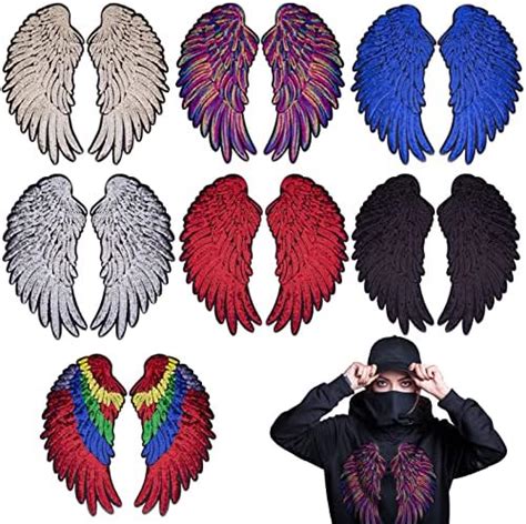 12 Large Daryl Dixon Angel Wings Patch Walking Dead