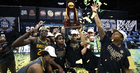 Baylor Mens Basketball Wins First National Title And States Second