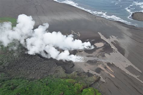 Iwo Jima Volcano Japan Small Phreatic Explosion