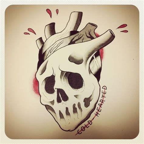 Cold Hearted Skull Tattoo Cold Hearted Tattoos