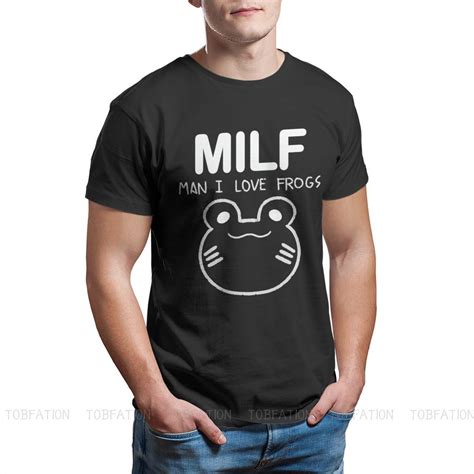 buy man i love frogs plain tshirt for male milf funny meme clothing style t shirt comfortable