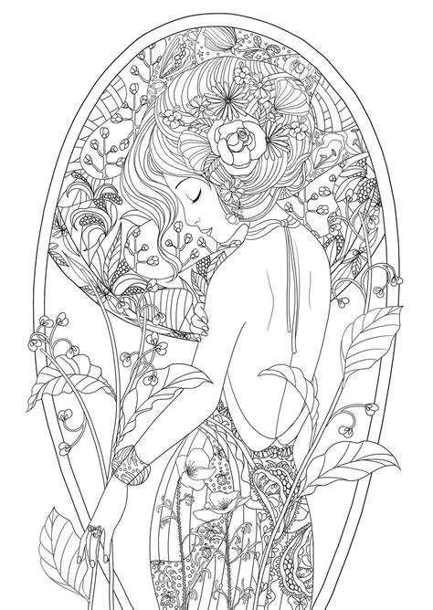 Adult Coloring Pages Printable Woman Coloring Pages