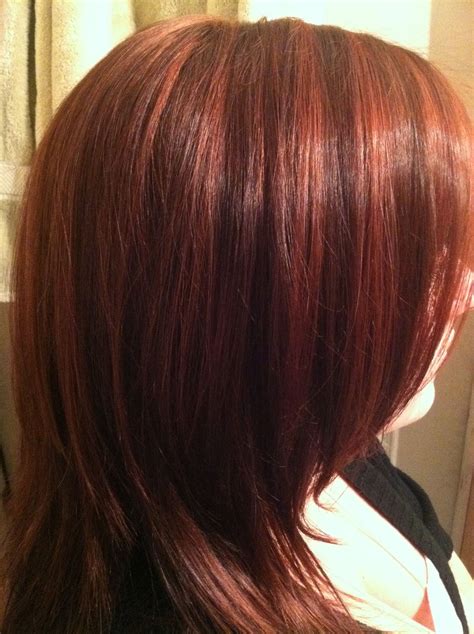 red lowlights w brown hair i ve done colors i ve had pinterest hair coloring red hair