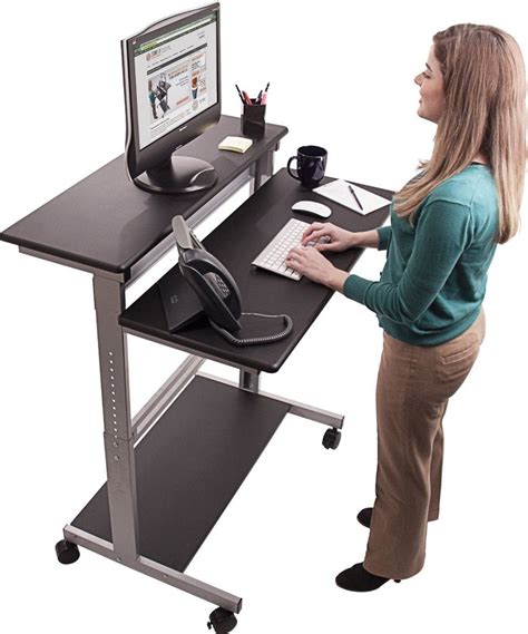 Motorised Standing Desk Ashley Furniture Home Office In A Modern Or