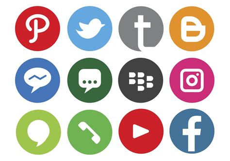 Vector Icons Social Media Free Tonestews