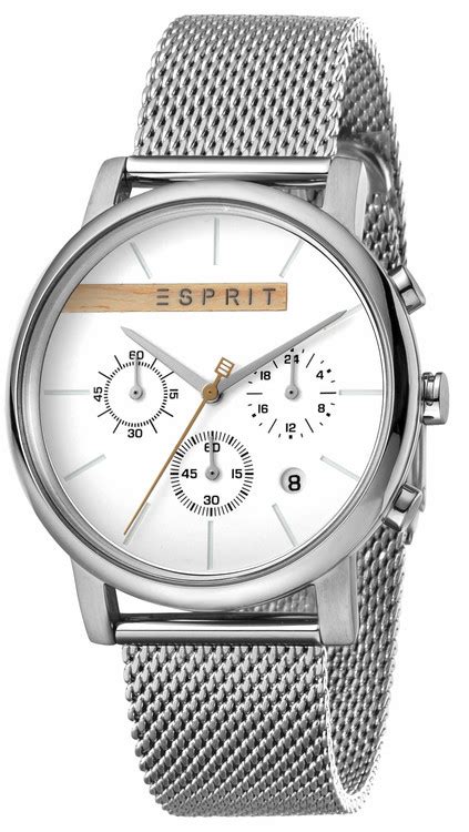 Esprit Hodinky Es1g040m0035 Ision Silver Mesh