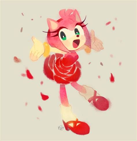 Rose Dress By Hanybe On Deviantart Amy Rose Amy The Hedgehog Shadow