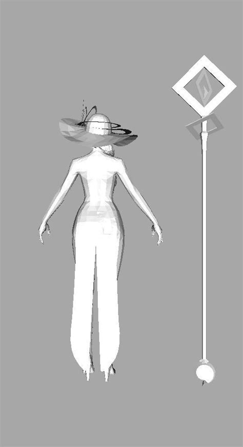 3d Model Woman Character Vr Ar Low Poly Cgtrader