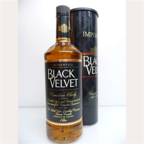 Black Velvet Canadian Whisky 1985 Old Original Bottling 40 1l Kupsch