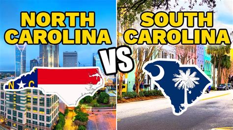 North Carolina Vs South Carolina North Carolina And South Carolina