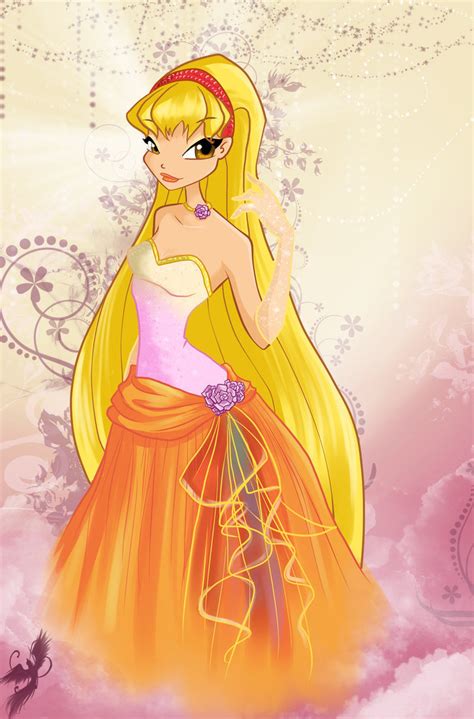 Winx Club Stella Ball Gown The Winx Club Fan Art 18279937 Fanpop