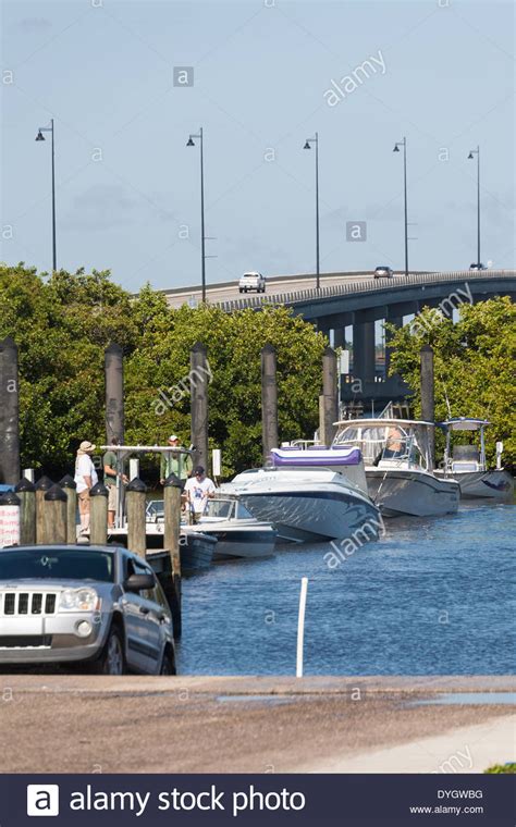 Waterfront In Punta Gorda Florida Usa Stock Photo Alamy