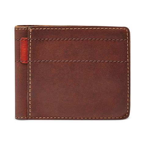 Fossil Mens Wallet Literacy Basics