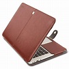 Mosiso MacBook Air 11 Sleeve, Premium PU Leather Book Cover Clip On ...