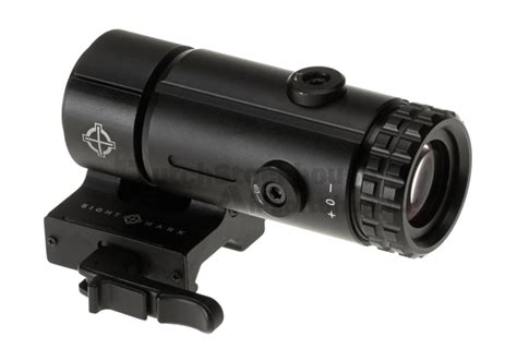 Sightmark T 3 Magnifier With Lqd Flip To Side Mount Red Dot Black