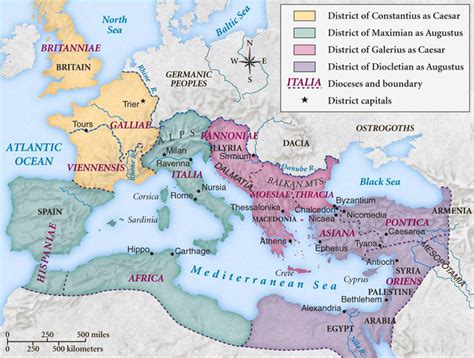 Diocletian And The Tetrarchy Western Civilization