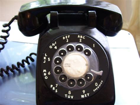Vintage Bell Telephone 1960s Rotary Dial