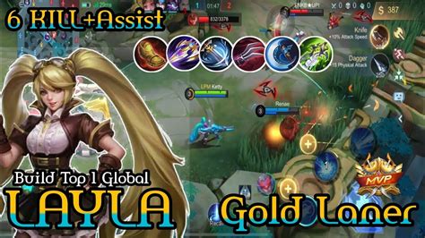 Enemy MVP No Problem Hard Carry Layla Insane 6Kill Assist Build