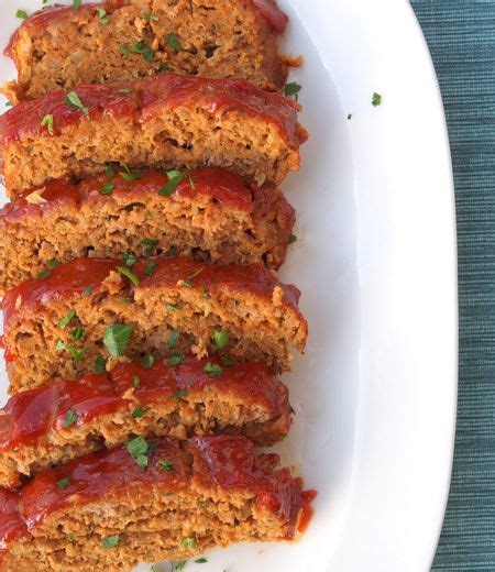 (nutrition information is calculated using an ingredient database and should be considered an estimate.) this meatloaf with bbq sauce glaze will be a hit with family and friends. BBQ Turkey Meatloaf - Once Upon a Chef