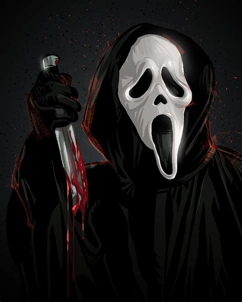 Ghostface By Nikita Abakumov Horror Movie Icons Horror Villains