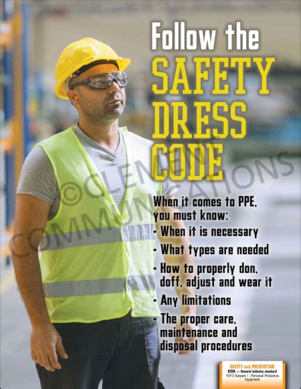 Job Site Dress Code Ppe Sign Lupon Gov Ph