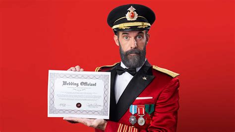 Captain Obvious Will Perform Weddings As Chaplain Obvious The First