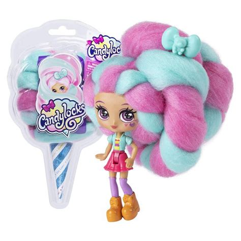 Toybarn Candylocks Doll With Cotton Candy Scented Hair Color May Vary
